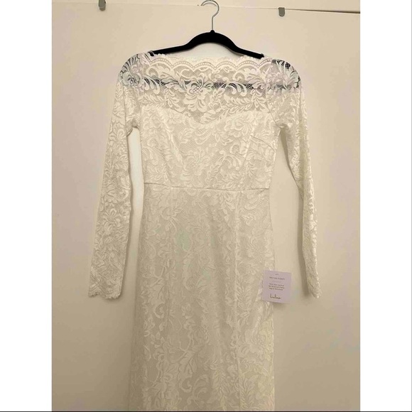 Dresses | Nwt Lulus Farida White Lace 